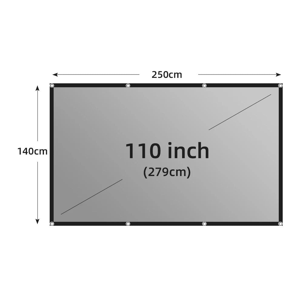 Pantalla reflectante para proyector