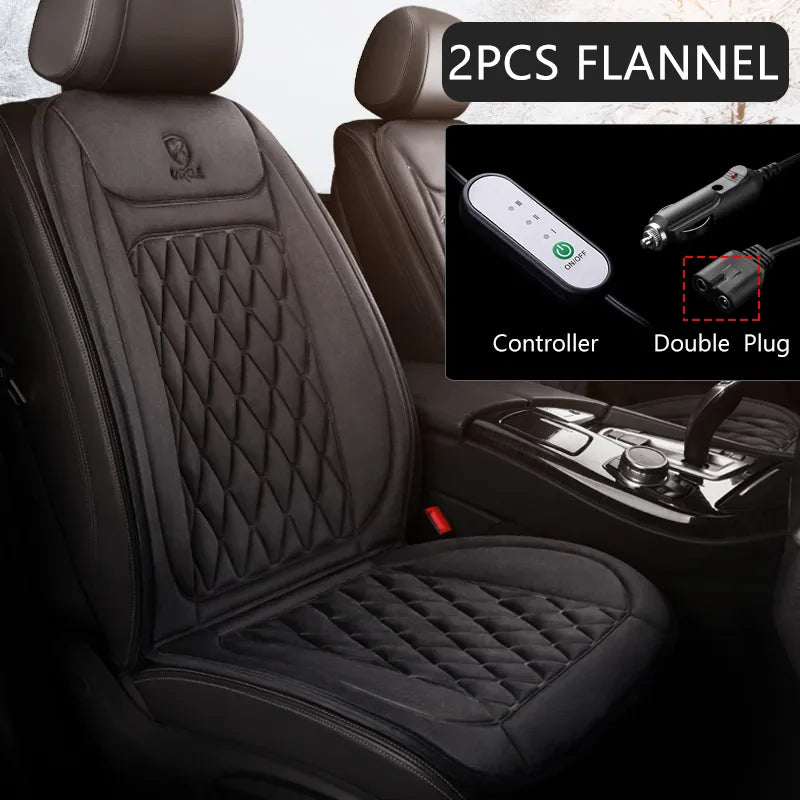 Cojín calefactable para asiento de coche