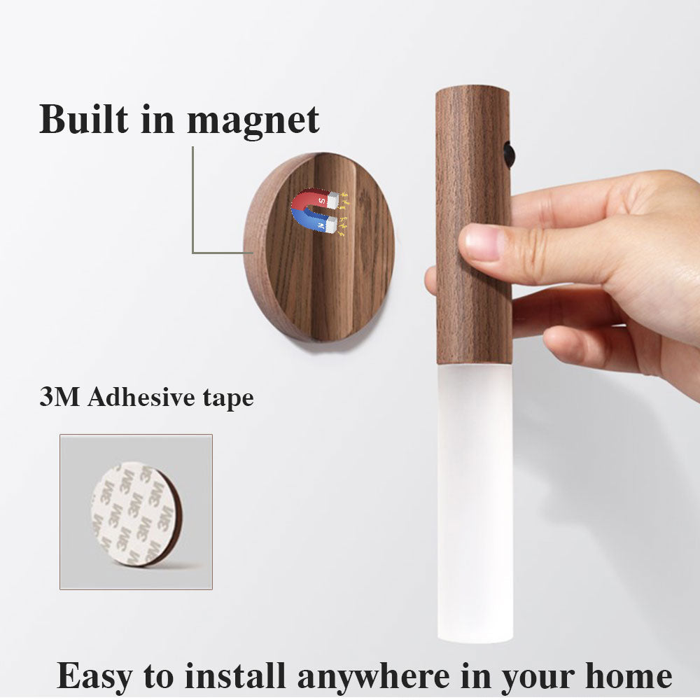 Lámpara de pared con sensor recargable 