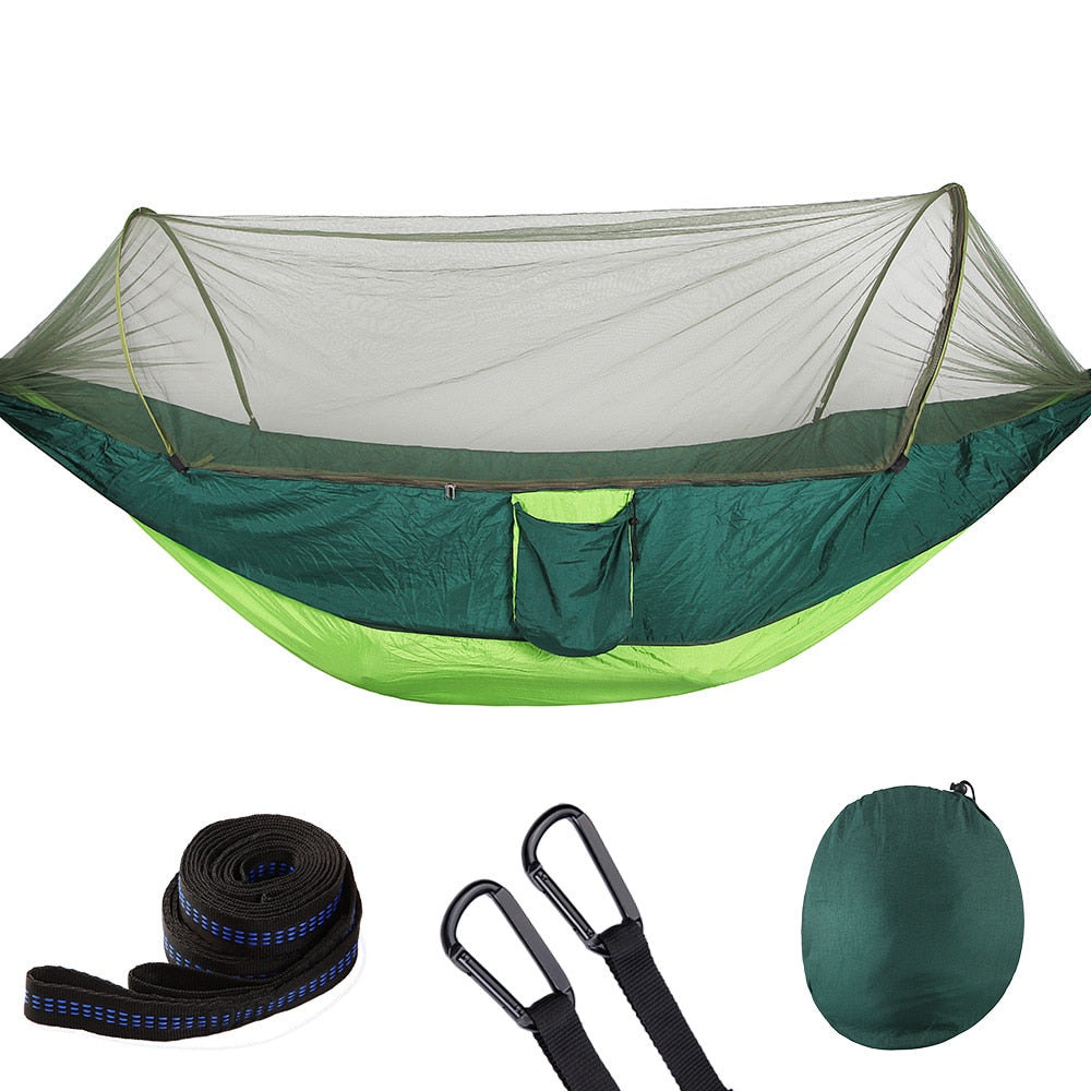 Camping Hammock with Mosquito Net - HOW DO I BUY THIS Camouflage green