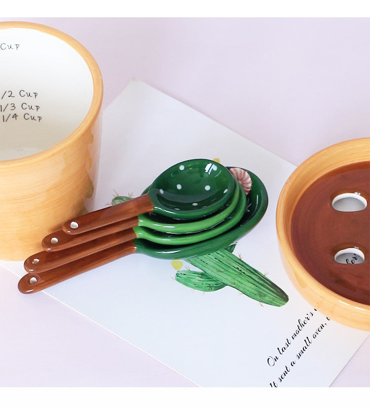 Cactus Spoon Measuring Set