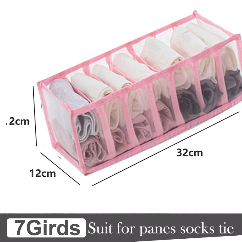 Wardrobe Organizer - HOW DO I BUY THIS Pink 6 grids