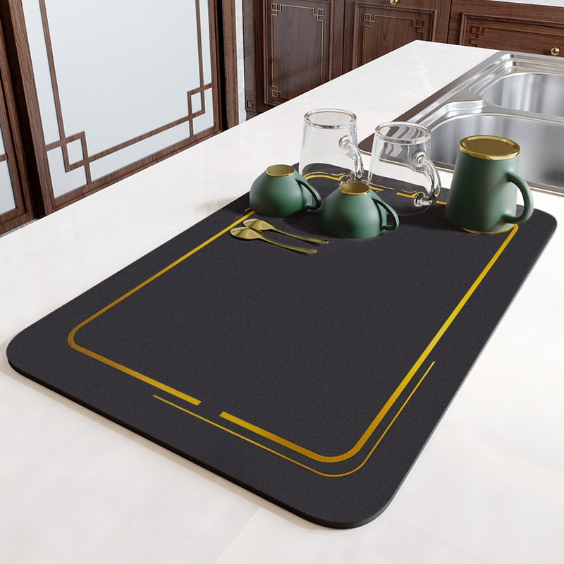 Kitchen Drain Mat - HOW DO I BUY THIS 30x40CM / Black