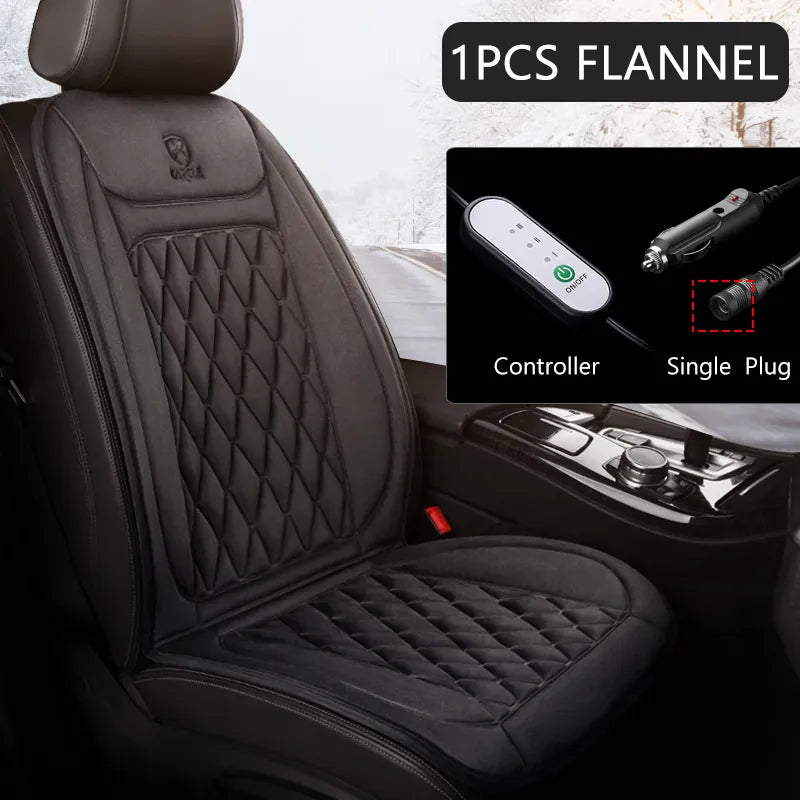 Cojín calefactable para asiento de coche