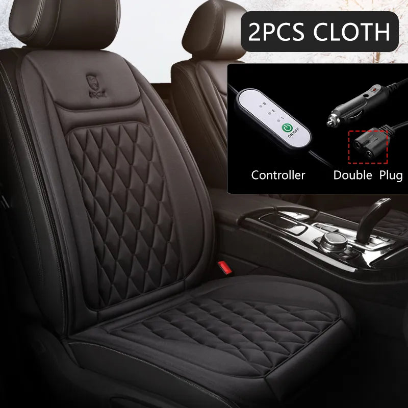 Cojín calefactable para asiento de coche