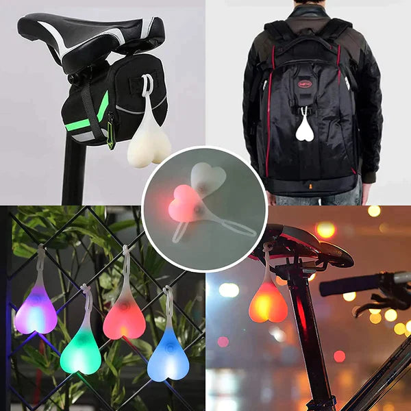 Luz de bicicleta creativa