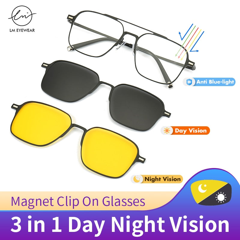 3 In 1 Magnetic Glasses