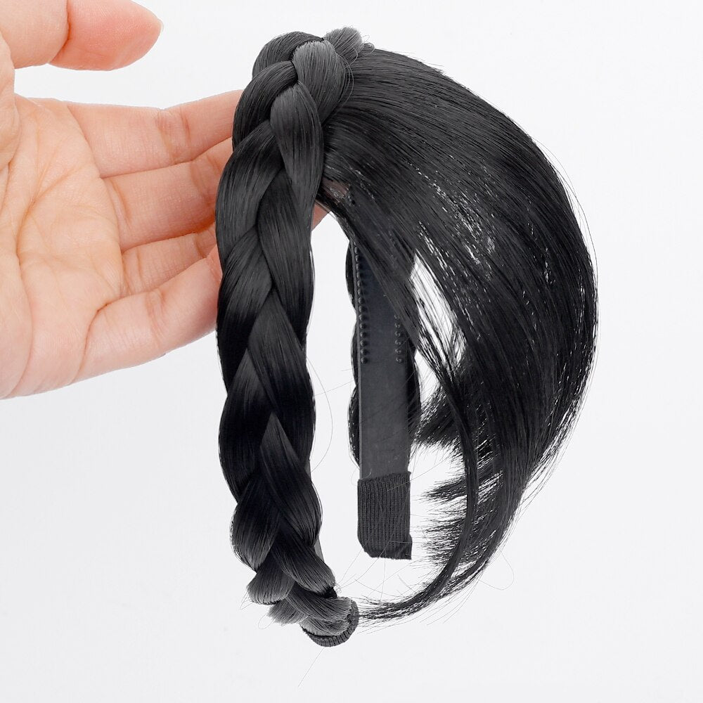 Diadema con extensión de cabello