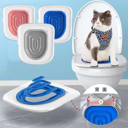 Kit de entrenamiento para gatos para ir al baño