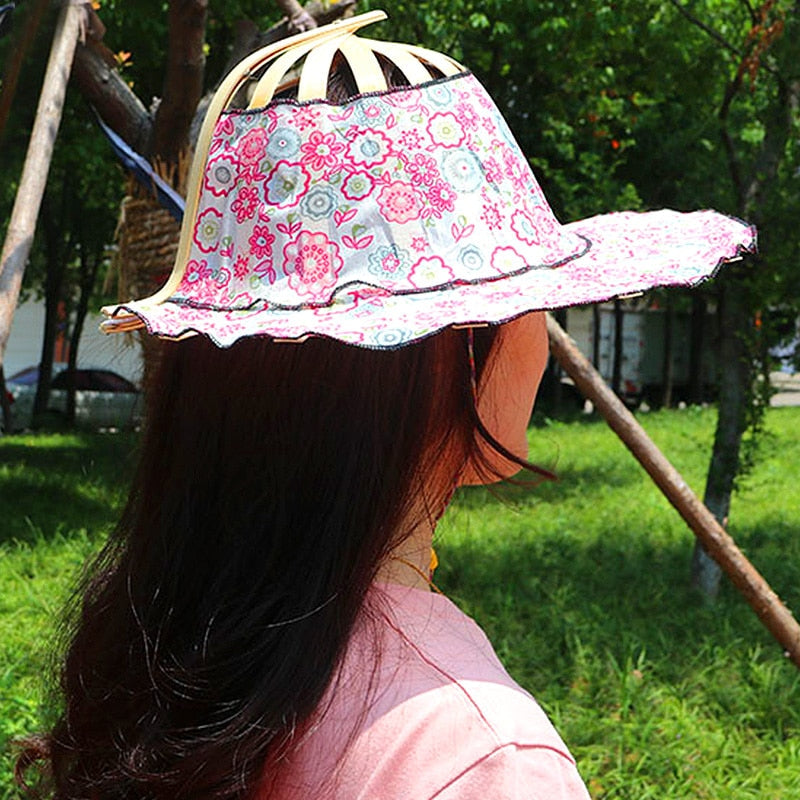 Folding Bamboo Hat