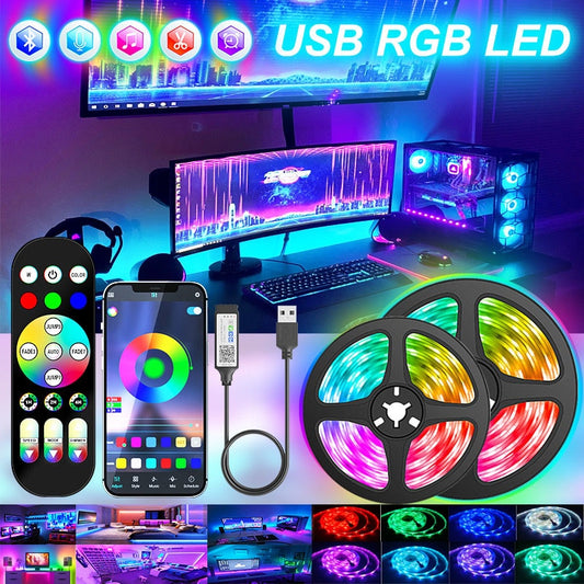 Tira LED RGB inalámbrica