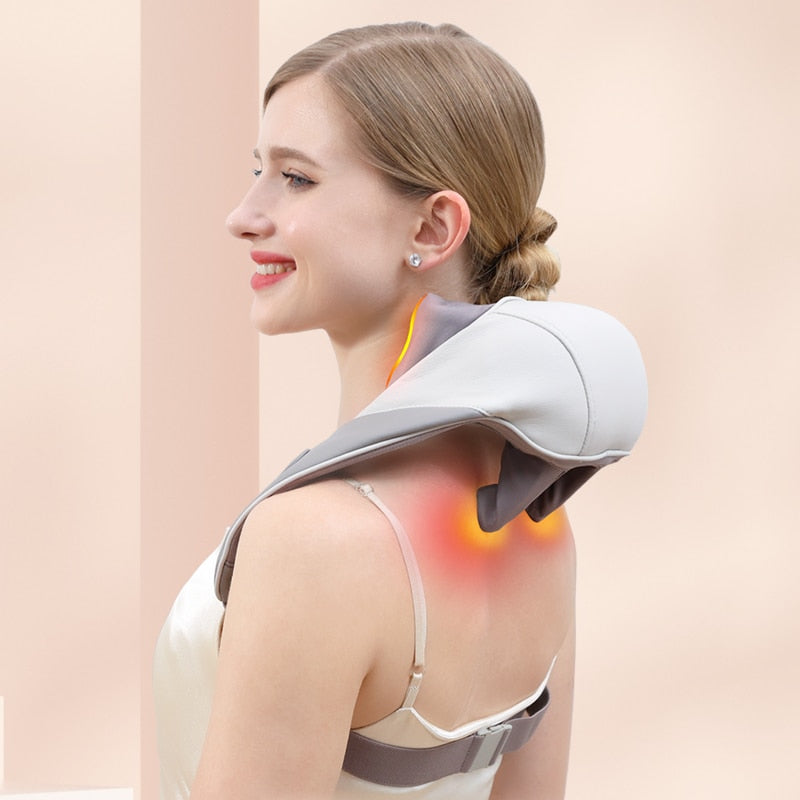 Neck and Back Massager with Soothing Heat