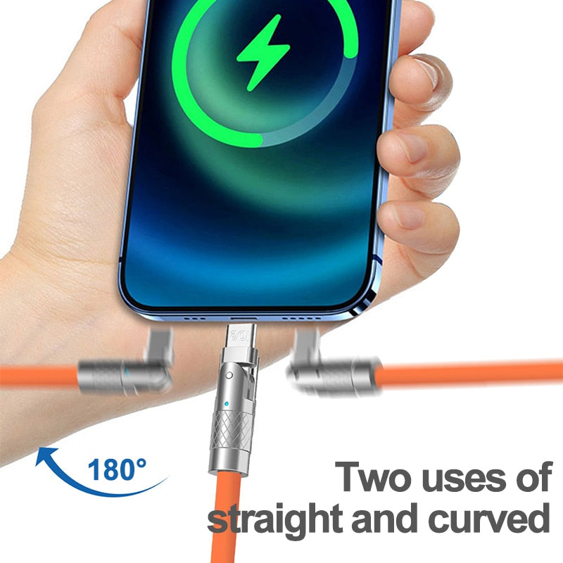 180° Rotating Super Fast Charge Cable - HOW DO I BUY THIS Black / 1.2m For Micro USB