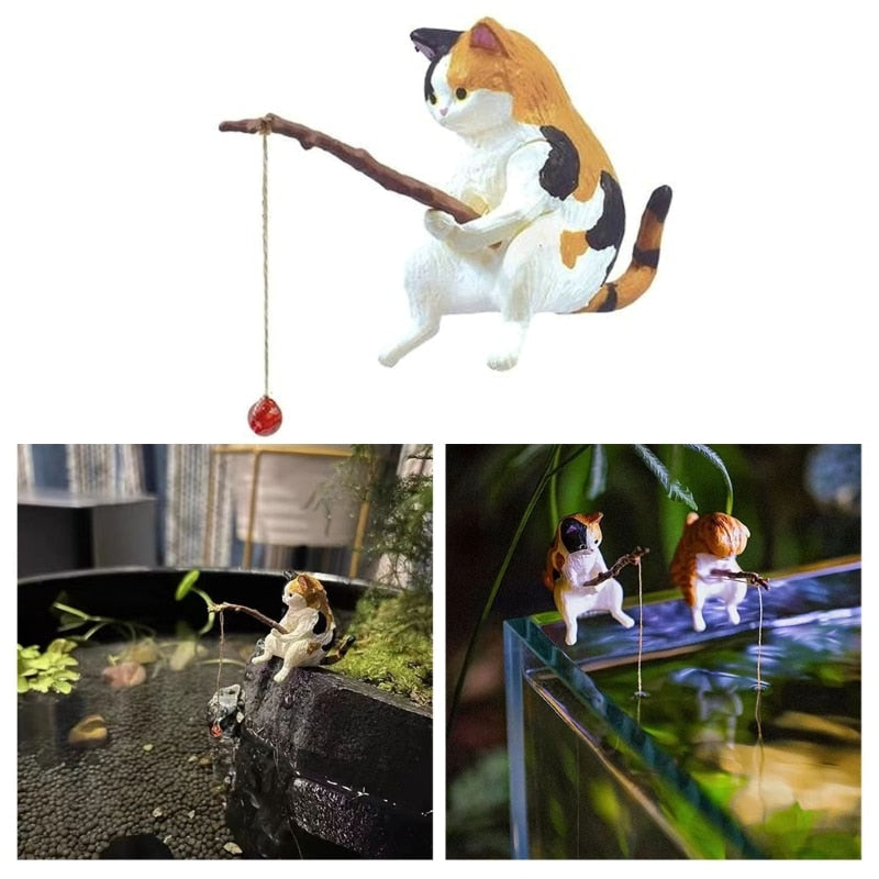 Figura de gato pescador