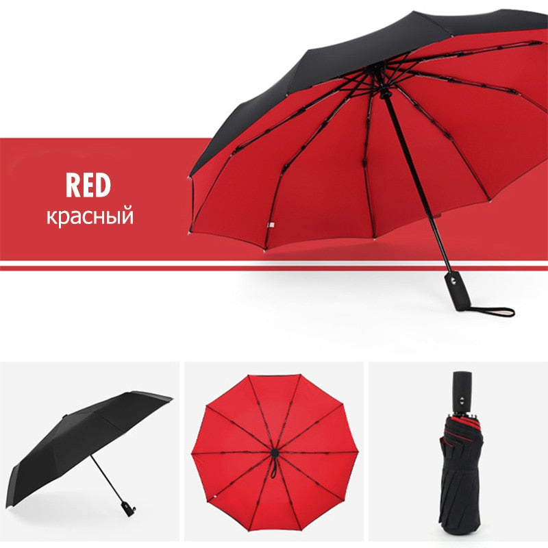 Windproof Double Layer Resistant Umbrella