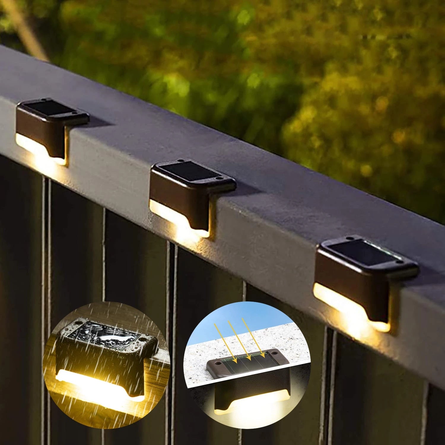 Solar Deck Lights - HOW DO I BUY THIS White / 4PCS