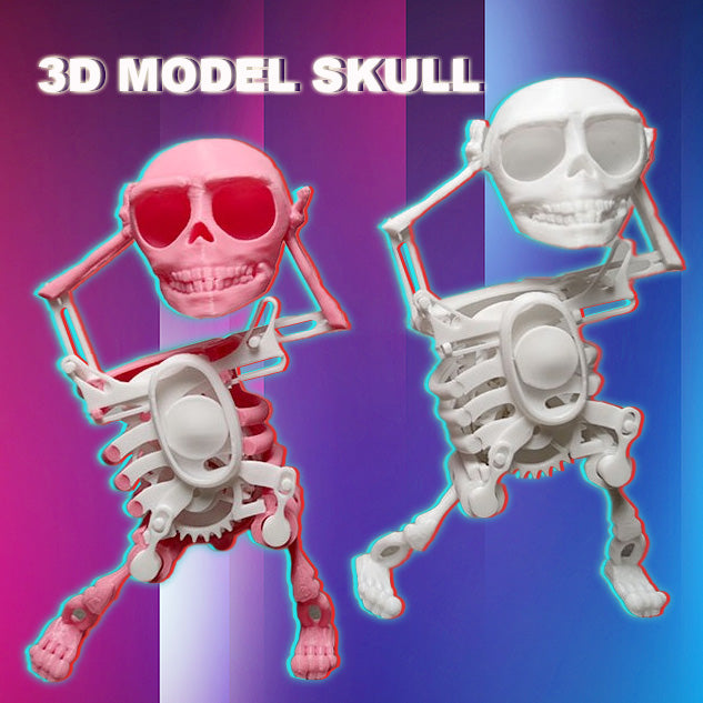 Calavera danzante 3D