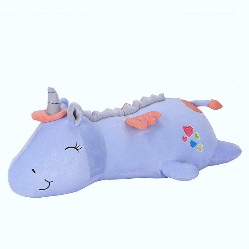 Unicornio de luz brillante