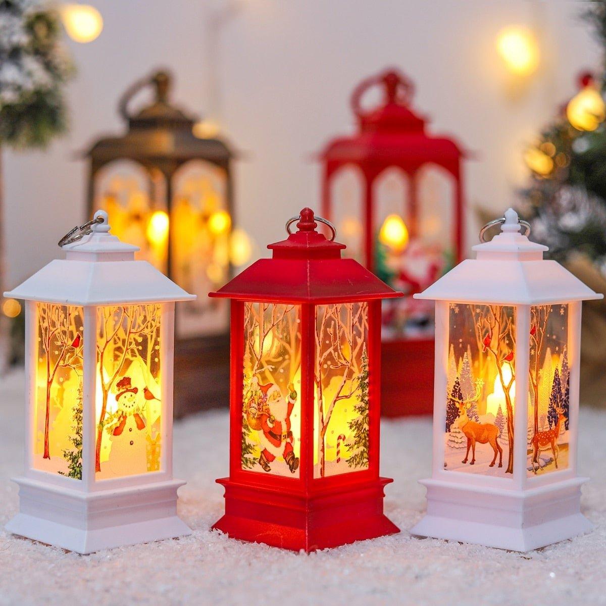 Holiday Lantern - HOW DO I BUY THIS Santa - Red