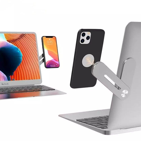 Laptop Side Mount Phone Holder - HOW DO I BUY THIS Grey