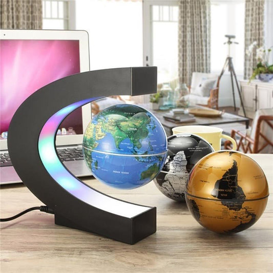 Levitating Globe - HOW DO I BUY THIS Gold / US Plug