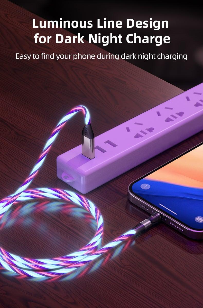 Light Flowing Charger - HOW DO I BUY THIS Multi-Colored / Type-C