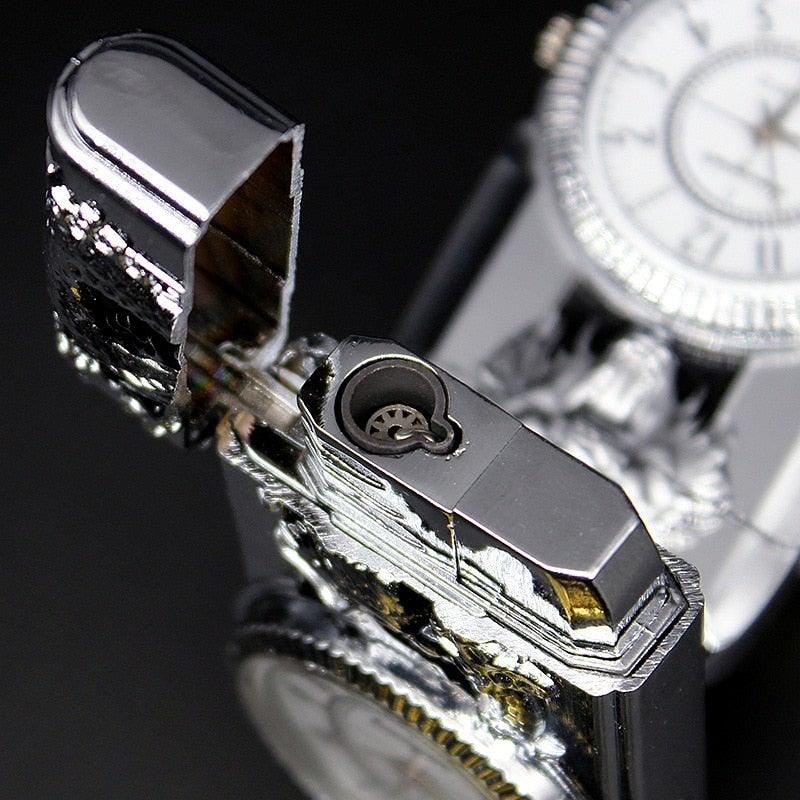 Luxurious Lighter Watch - HOW DO I BUY THIS Golden Skull