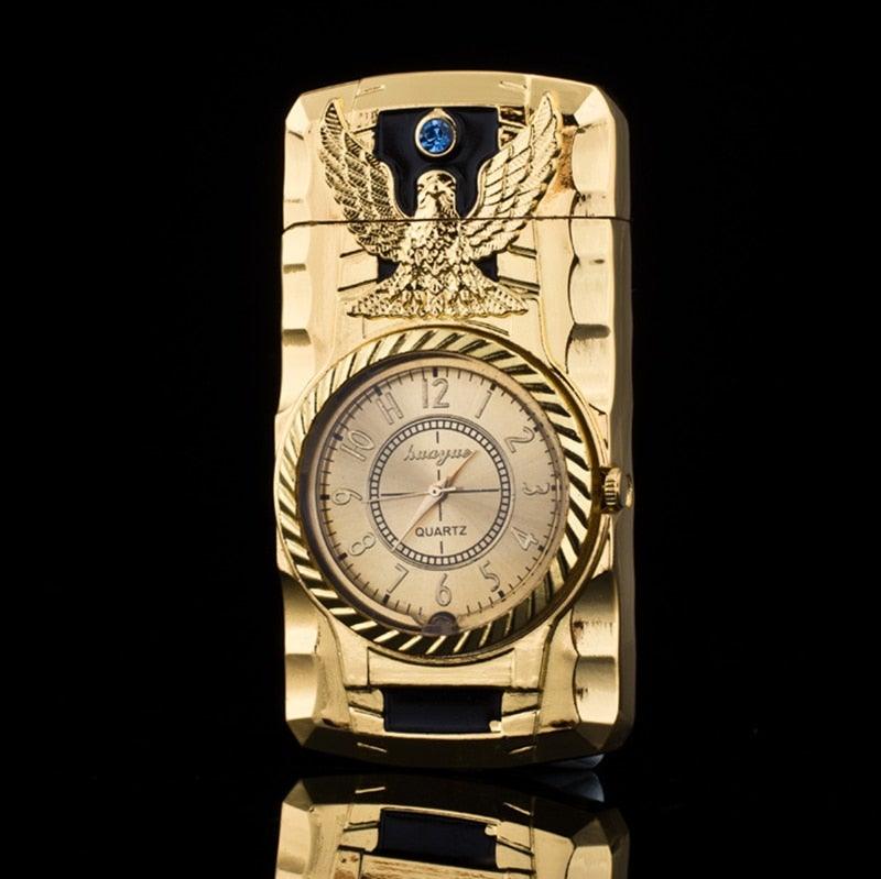 Luxurious Lighter Watch - HOW DO I BUY THIS Golden Gecko