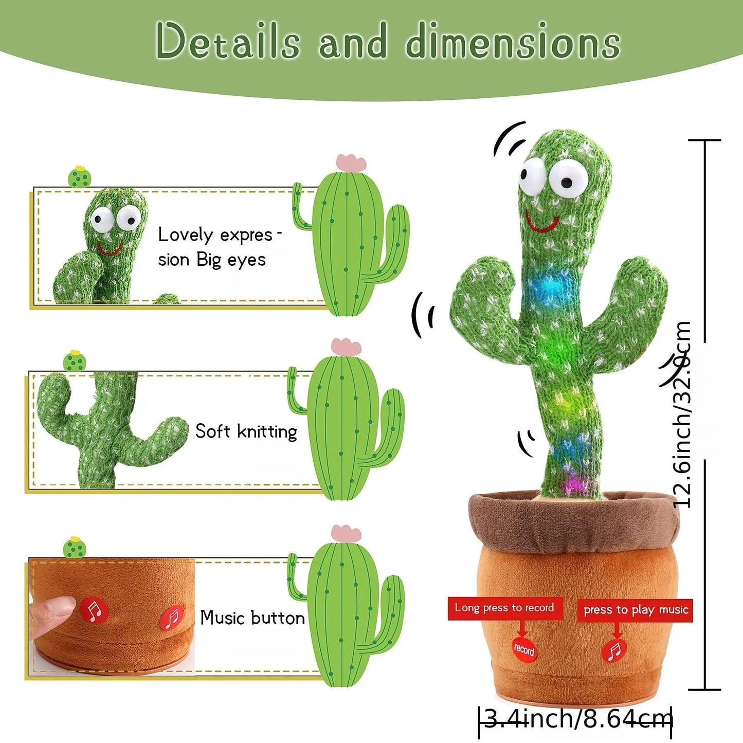 Juguete de cactus inteligente 