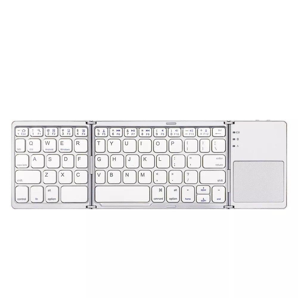 Mini teclado inalámbrico plegable 