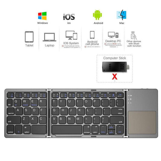 Mini-Folding Wireless Keyboard - HOW DO I BUY THIS Black