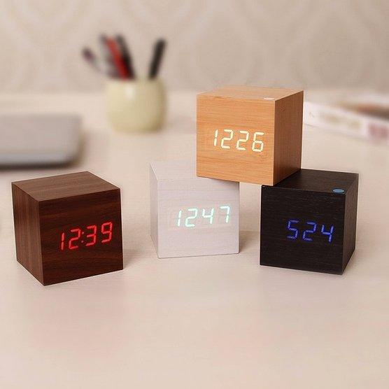 Modern Digital Wood Clock - HOW DO I BUY THIS Black White