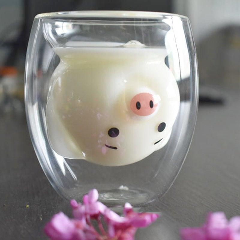 Piggy Glass - HOW DO I BUY THIS Pink