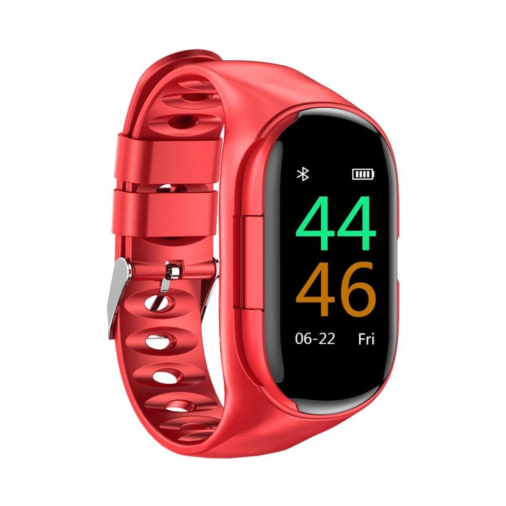 Smart Watch With Bluetooth Earphone