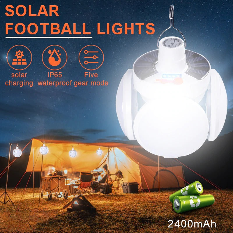 Luz solar plegable