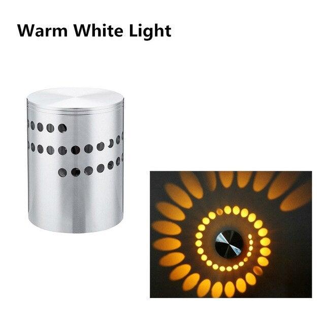 Spiral Effect Wall Light