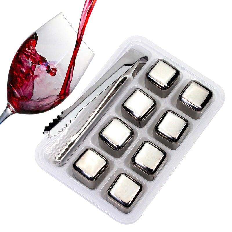Stainless Steel Ice Cubes - HOW DO I BUY THIS 4 Pack with Tongs