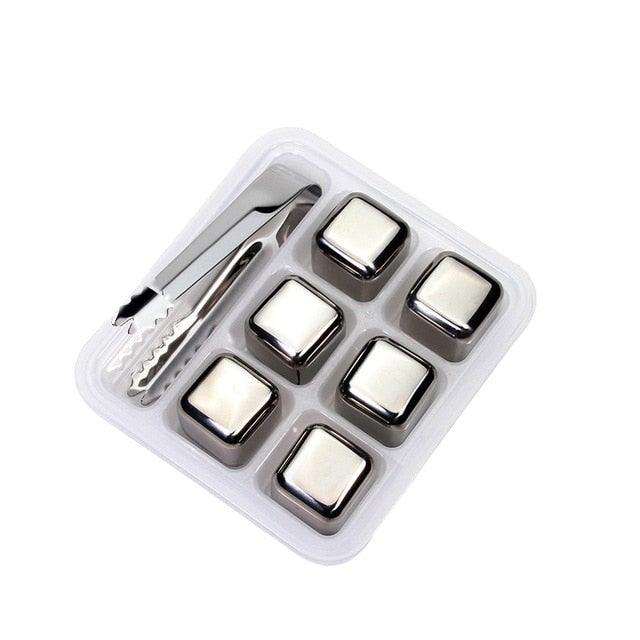 Stainless Steel Ice Cubes - HOW DO I BUY THIS 6 Pack with Tongs