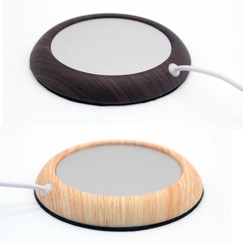 Calentador de tazas de madera USB