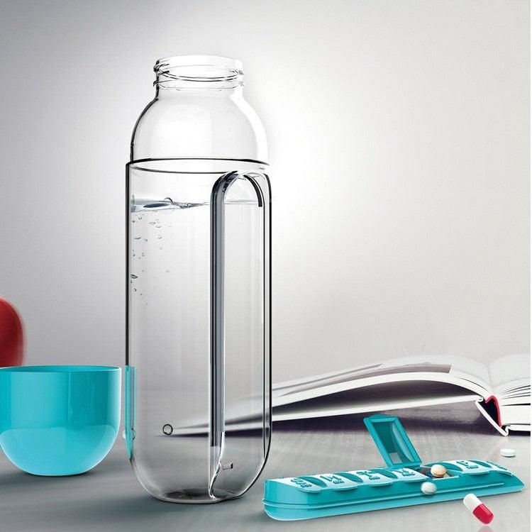 Vitamins Organizer Water Bottle