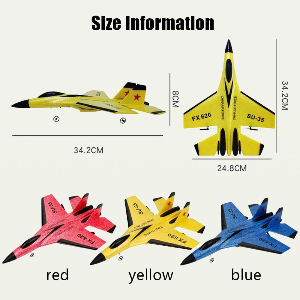 Avión de control remoto RC SU-35 